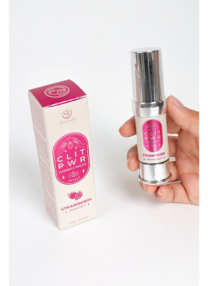 Baume stimulant chauffant pour clitoris Fraise 15ml - SP3715